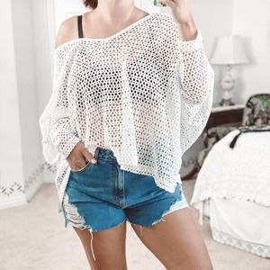 Free People Crochet Top